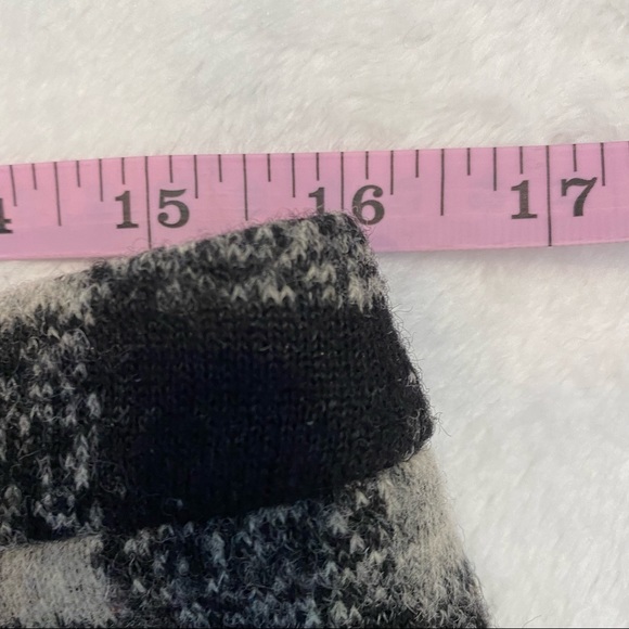 Madewell black and gray mini skirt size 8 wool blend - Picture 5 of 6